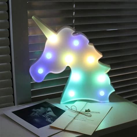 Make your own magic unicorn nigght light